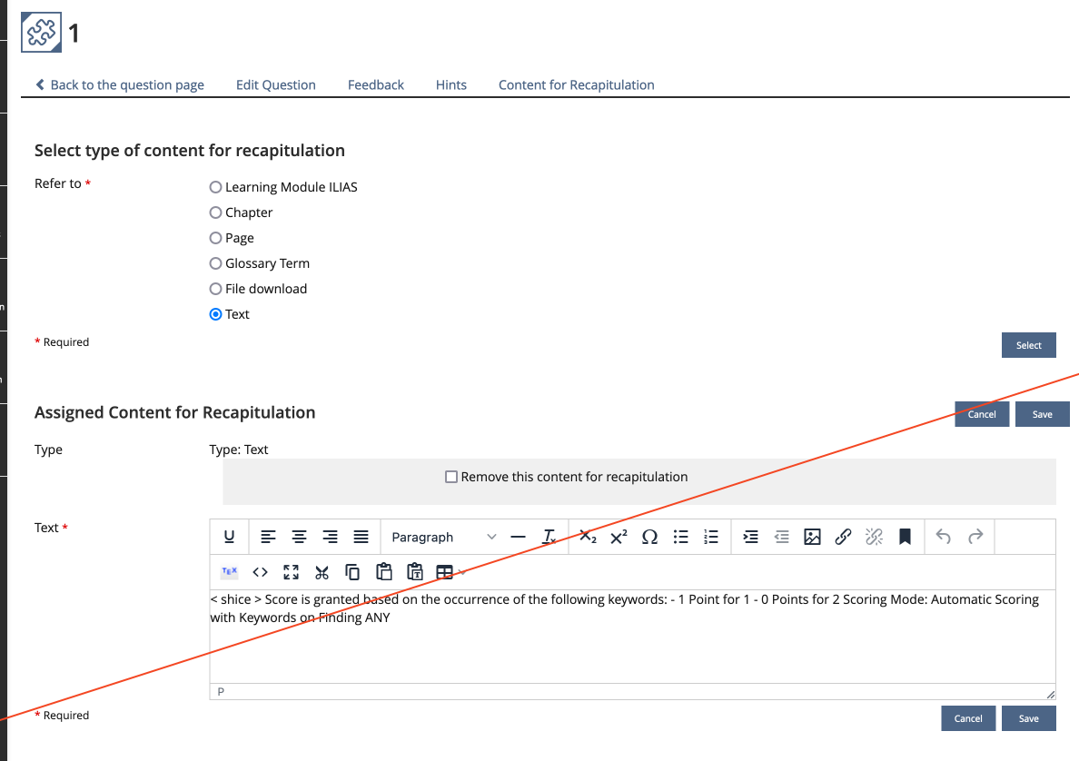 Mockup of the settings page and the removal.