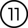 Picture of the number 11 which symbols Tasks in ILIAS 11