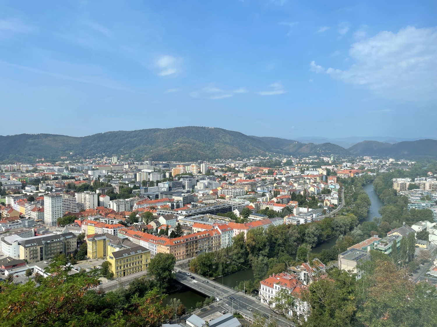 Blick über Graz