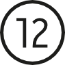 Picture of the number 12 which symbols Tasks in ILIAS 12