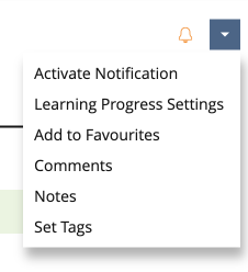 Mockup of the Top Actions, currently with disabled Notifications. The links say: Activate Notification