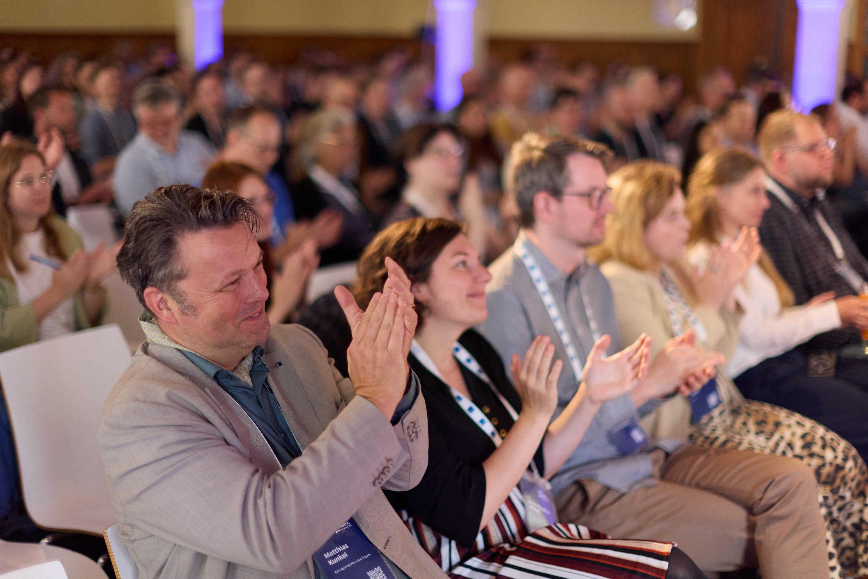 Foto vom begeisterten Publikum