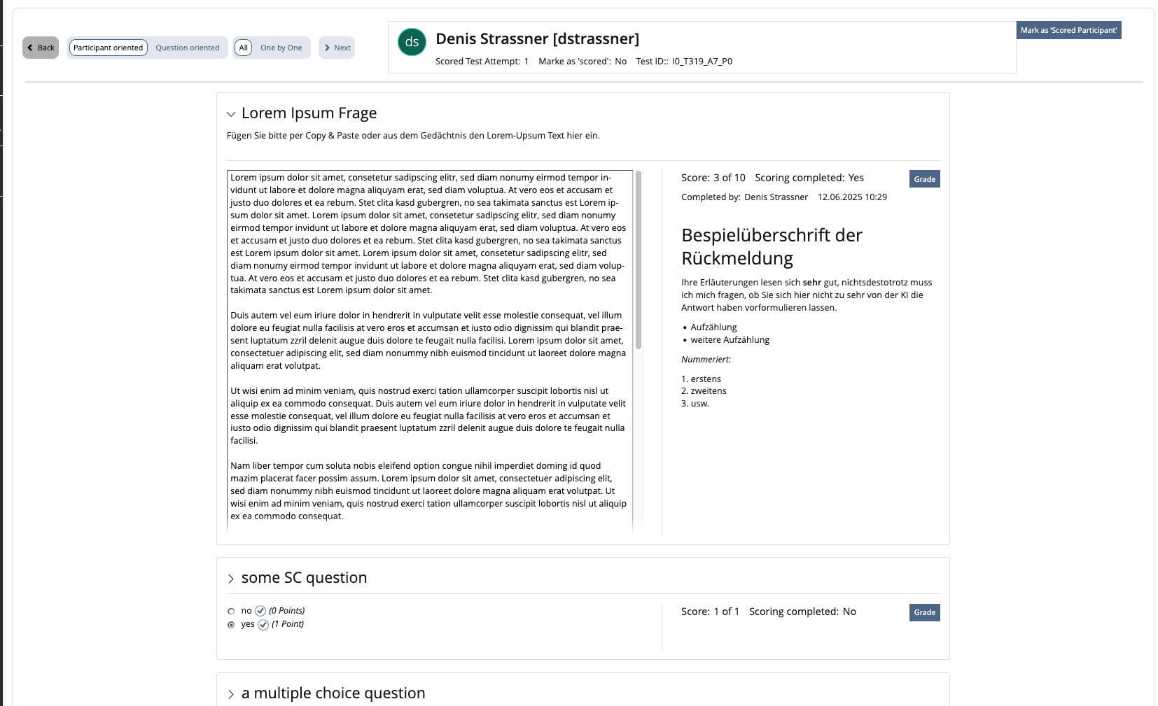 Mockup "Participant oriented - All"