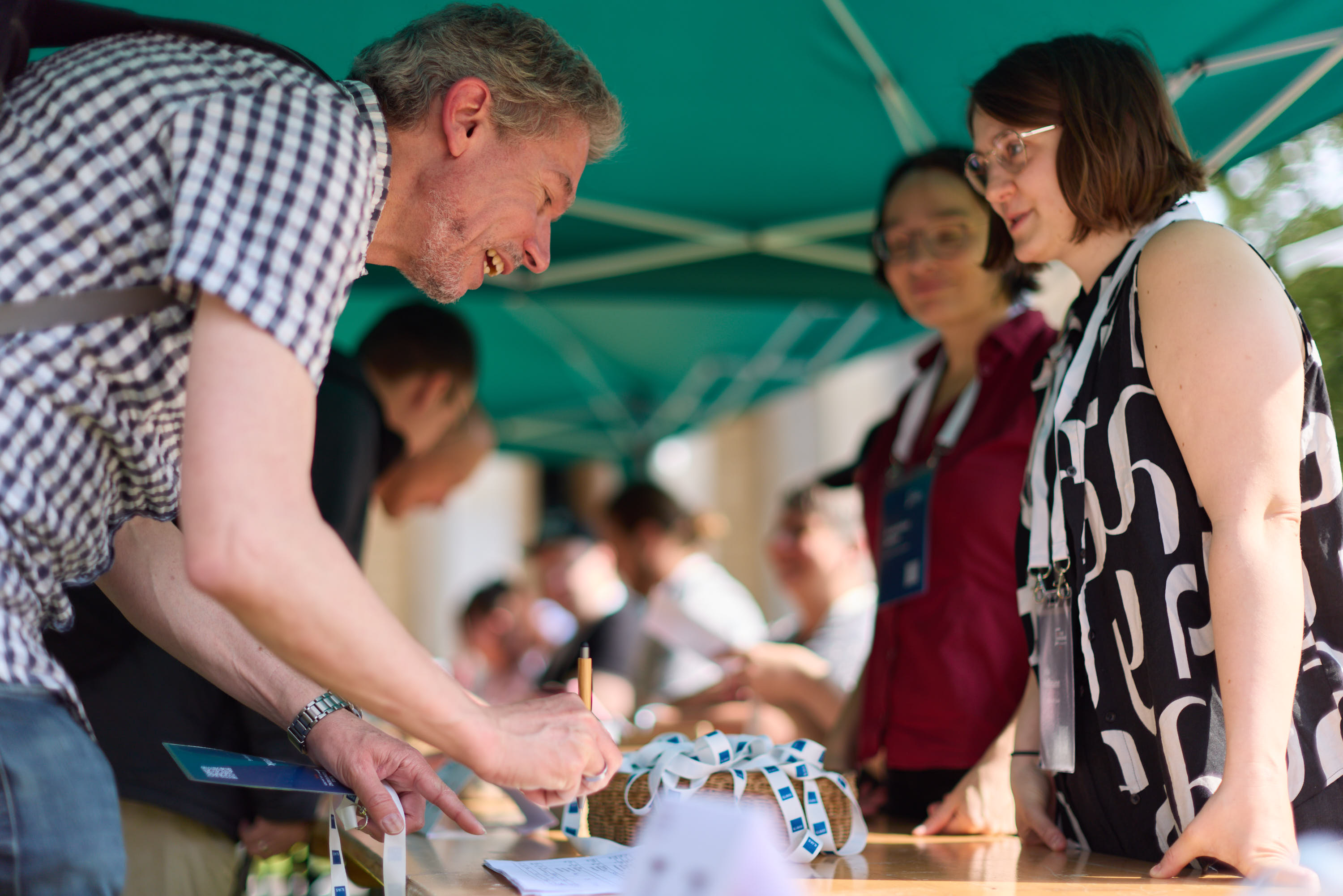 Anmeldung vor der Konferenz - Hier wurden Infos zur Anreise erfasst
